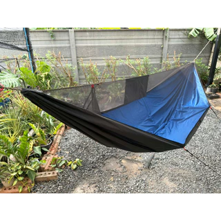 เปลมุ้ง Hump Back ผ้า 70D nylon Diamond Ripstop ขนาด 150x315 cm. เปลเดินป่า เปลบางบ่อ