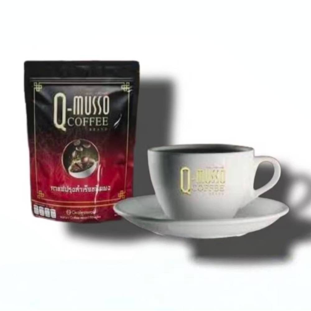 กาแฟคิวมาสโซ่ Q MUSSO COFFEE คิวมัสโซ่ คอฟฟี่ สกัดจากสมุนไพรธรรมชาติ แก้ปวดเมื่อย บำรุงกระดูก ของแท้