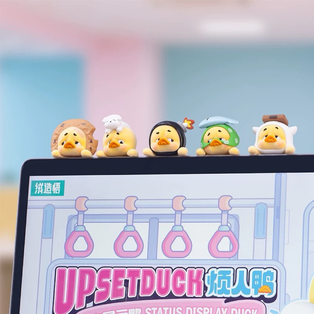 (พร้อมส่ง!!) 💕🤏🏻🐣 Upset Duck สุ่มตัวเกาะโทรศัพท์ หรือคอมพิวเตอร์ มีทั้งหมด 6 แบบ