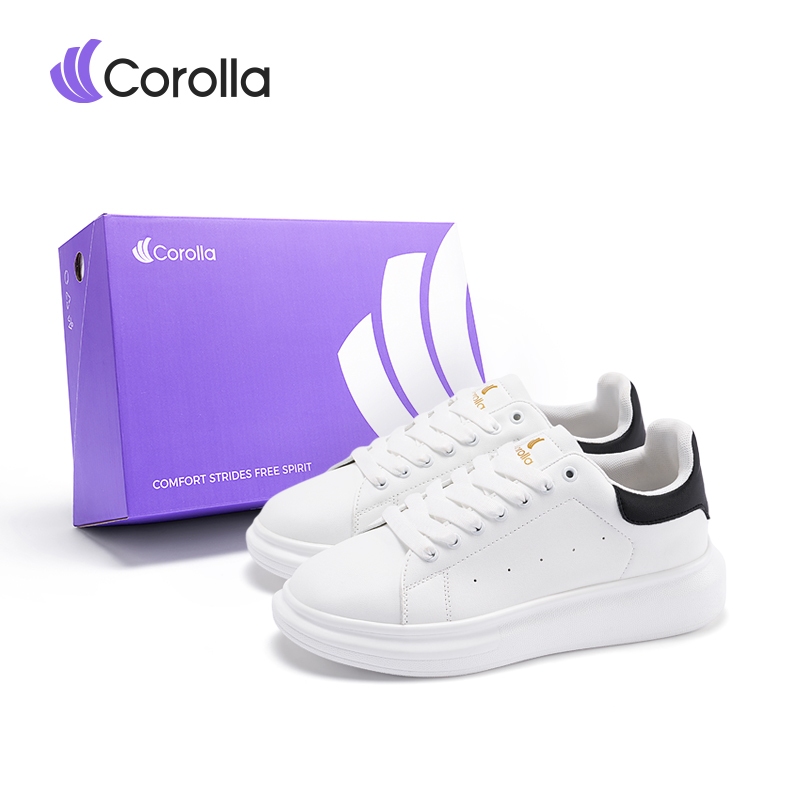 【3.1ใหม่】Corolla Shellform รองเท้าผ้าใบแบบ unisex ระบายอากาศได้ดี สวมใส่สบาย พื้นรองเท้าหนา 4.5 ซม แนะนำเพิ่ม 1 ไซส์