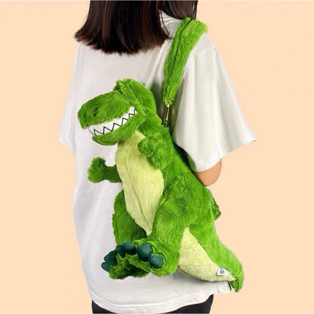 ✨พรีออเดอร์✨ กระเป๋าสะพายข้างไดโนเสาร์เขียวทีเร็กซ์ T-rex Toy Story Disney (POTDEMIEL) ลิขสิทธิ์แท้ 