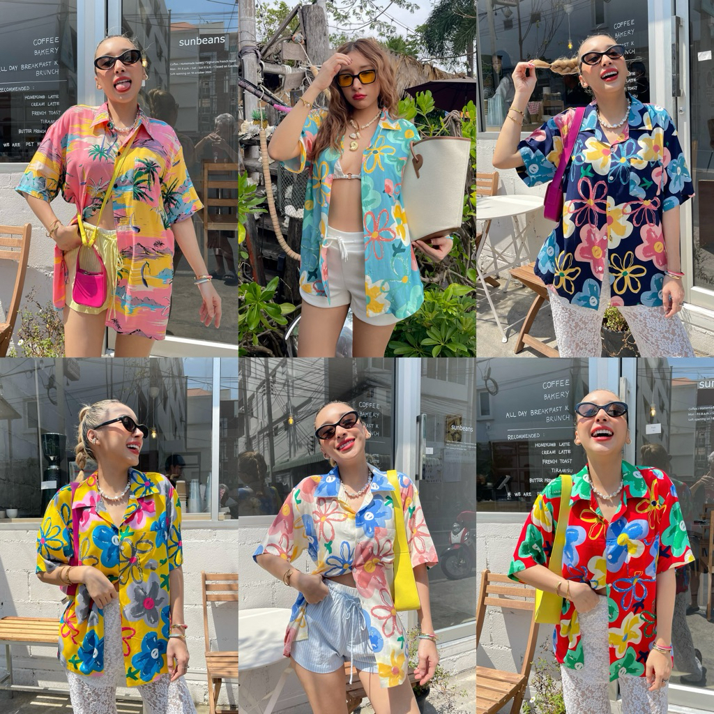 เสื้อฮาวายสปันผู้หญิง: รีวิว SUMMER SHIRT ผ้าพริ้วใส่สบายรับหน้าร้อน