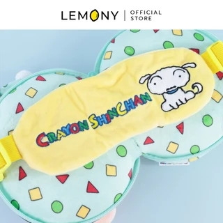 LEMONY หมอนรองคอพร้อมผ้าปิดตาชินจัง ซีรีส์ Multi-Functional Crayon Shin-Chan Collection