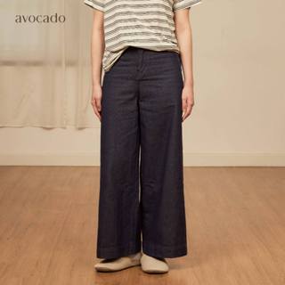avocado - Hubbon Pants กางเกงขายาวเนื้อผ้า Cotton Jeans ทรงก…