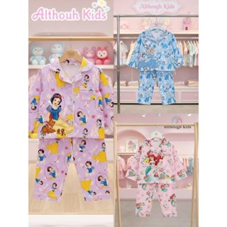 ชุดนอนเจ้าหญิง ยาว ยาว  ผ้าฝ้าย ผสมคอตตอน นุ่มและ น่ารักสุดๆ