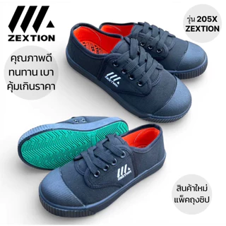 💦พร้อมส่ง💦 ZEXTION เซคชั่น รองเท้าผ้าใบนักเรียน (งานถุงไม่มีกล่อง) ไซส์ 30-45 TX-205 -X รองเท้าผ้าใบ ราคาถูก
