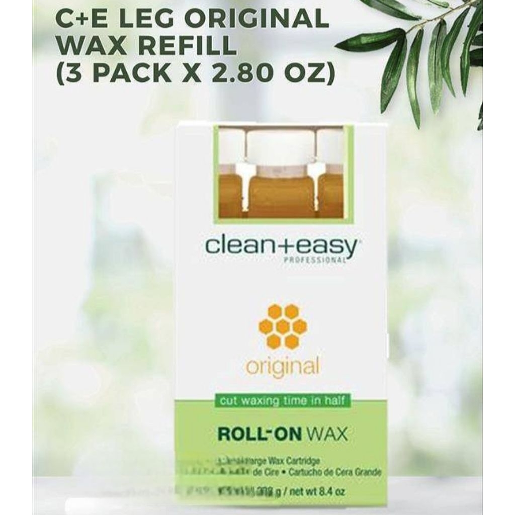 C&E🇺🇲 แวกซ์ร้อนลูกกลิ้งแบบเติม 3 pcs. Original Wax Roller Refill Clean&Easy ของแท้จากUSA