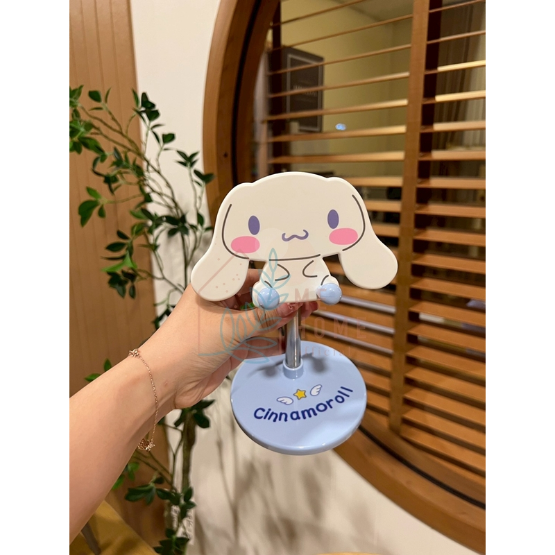 ขาตั้งโทรศัพท์ คิตตี้ขาว สุนัขหูยาว กระต่ายชมพู แท่นวางมือถือการ์ตูน แท่นวางโทรศัพท์ตั้งโต๊ะ ปรับระดับได้ พับเก็บได้ รูปที่ 8