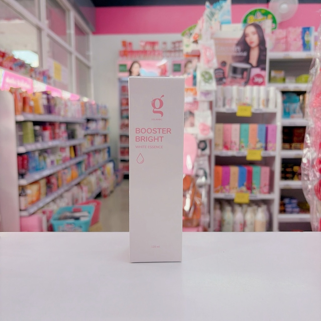 [พร้อมส่ง/ไลฟ์โค้ดลด100.-] น้ำตบ GLAMM BOOSTER BRIGHT WHITE ESSENCE จบโทรม ผิวขาวกระจ่างใส บำรุงผิวห