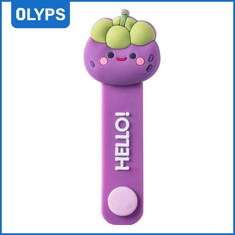 OLYPS ที่รัดสาย ซิลิโคน น่ารัก จัดระเบียบหูฟัง-สายชาร์จ thumbnail 5