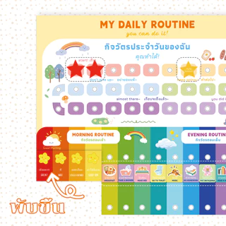 ฝึกวินัย กิจวัตรประจำวัน My daily routine กระเป๋าผนัง จัดระเบียบเวลา ส่งเสริมวินัย กระเป๋าผนังมอนเตสเซอรี่