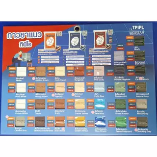 ยาแนวTPI กันเชื้อราM552 มีครบทุกสี