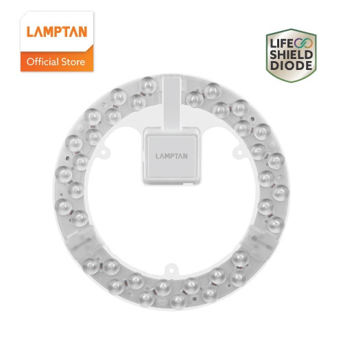 LAMPTAN หลอดไฟเกลม LED LENS MODULE LIFE SHIELD DIODE 30W แสงขาว ได้โอดป้องกัน LED เสียทั้งวงจร