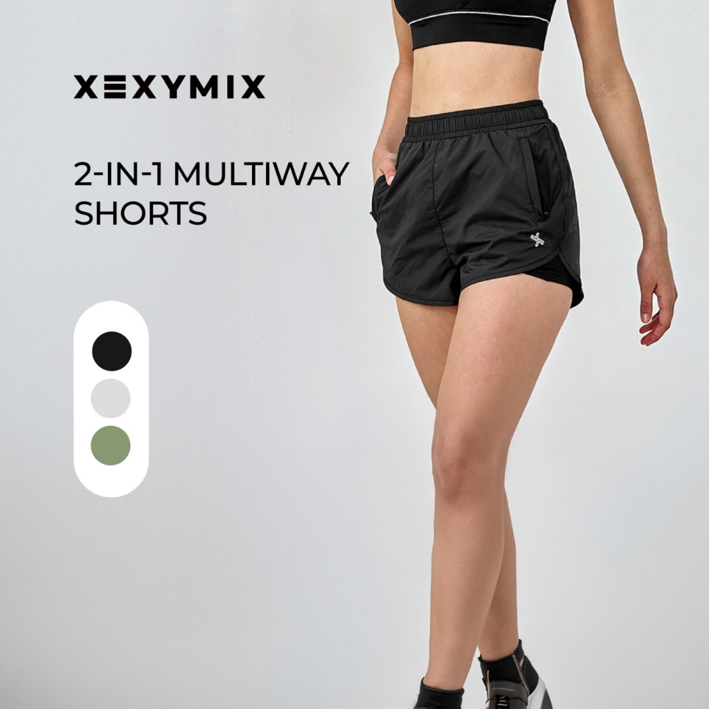 [XEXYMIX] 2-in-1 Multiway Shorts