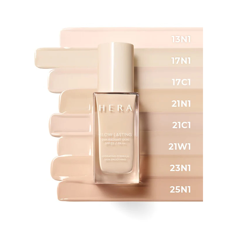 แบ่งขาย2รุ่น รองพื้นเกาหลี Hera Glow Lasting Foundation / Hera Black Foundation