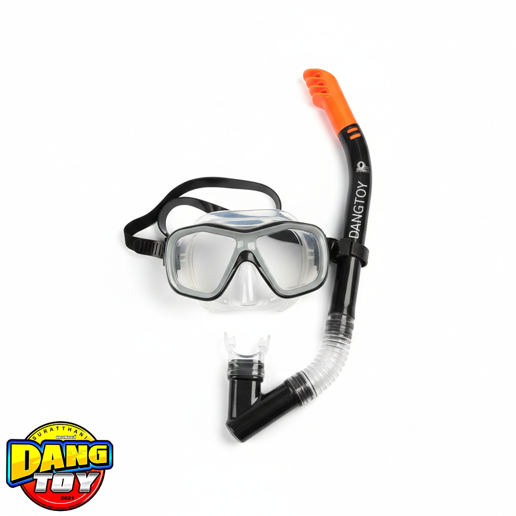 ชุดแว่นตาดำน้ำเด็ก + ท่อหายใจ (Snorkel ) อุปกรณ์ดำน้ำครบชุด คุณภาพดี ป้องกันน้ำเข้า สำหรับเด็ก 2380