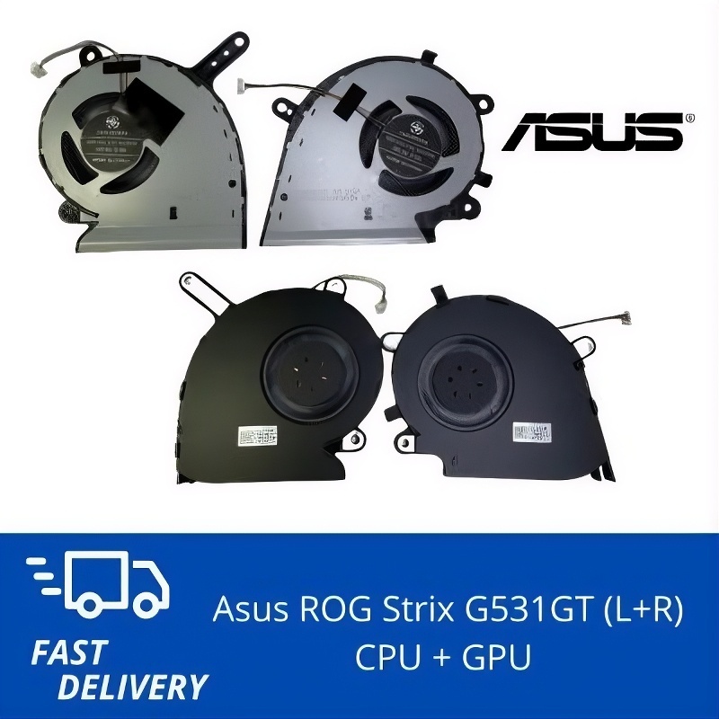 (ส่งด่วน) พัดลม CPU GPU ASUS ROG Strix G531GT G531GU GL531GT GL531 พัดลมระบายความร้อน 5V แพ็คคู่ L+R