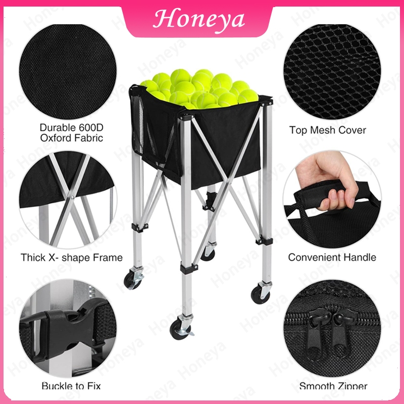 ตะกร้าเทนนิส Cart Picker ที่วางรถเข็นสําหรับพกพา