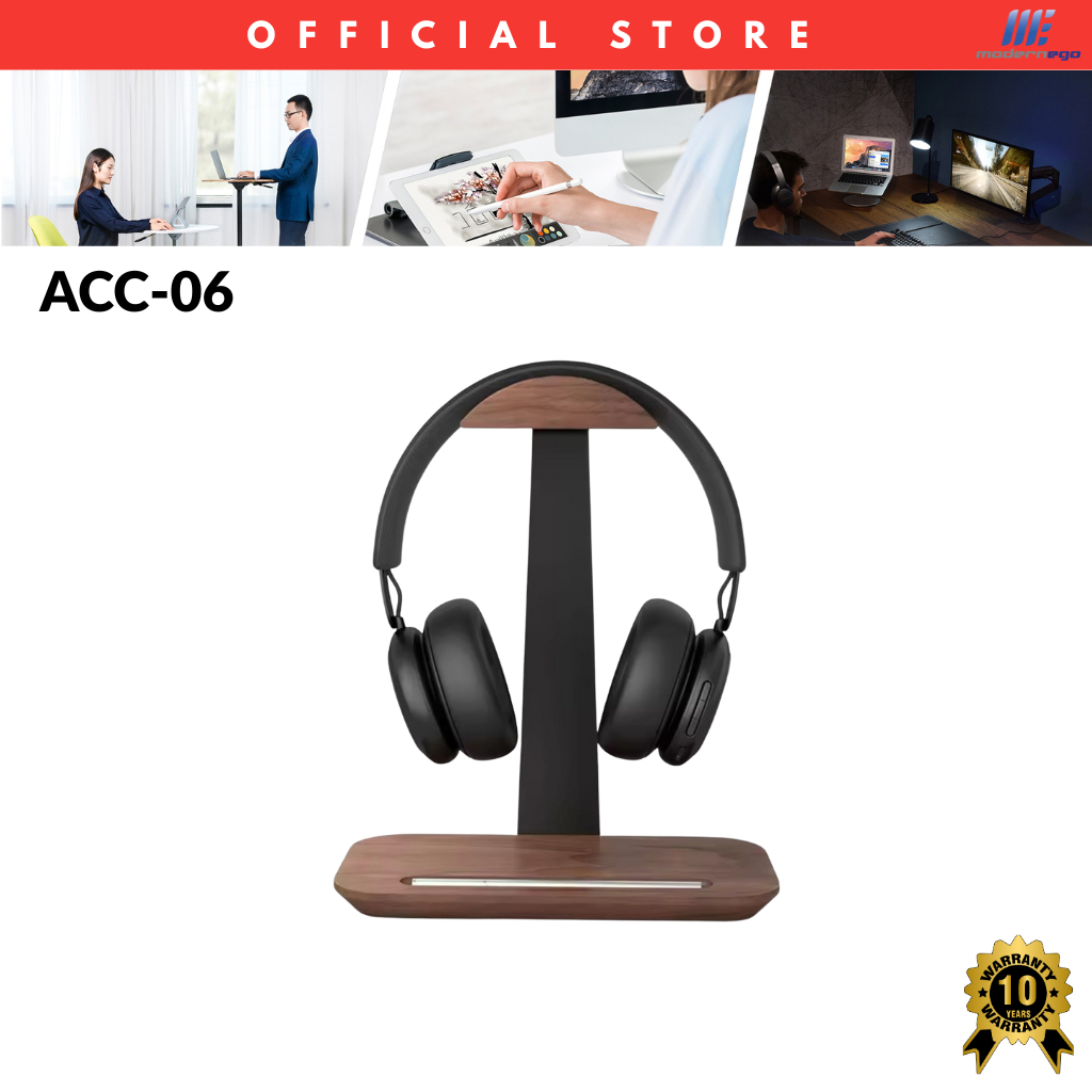 ModernEgo Wooden Headset Stand ACC-06