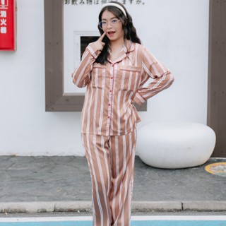 Muslin Pajamas Silk Satin รุ่น Hot Chocolat (N5193 T5193 P51…