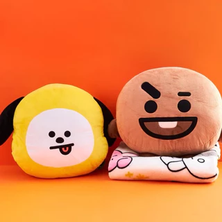 BT21 Pillow Blanket หมอนซุกมือมีผ้าห่ม สินค้าลิขสิทธิ์แท้ 100%