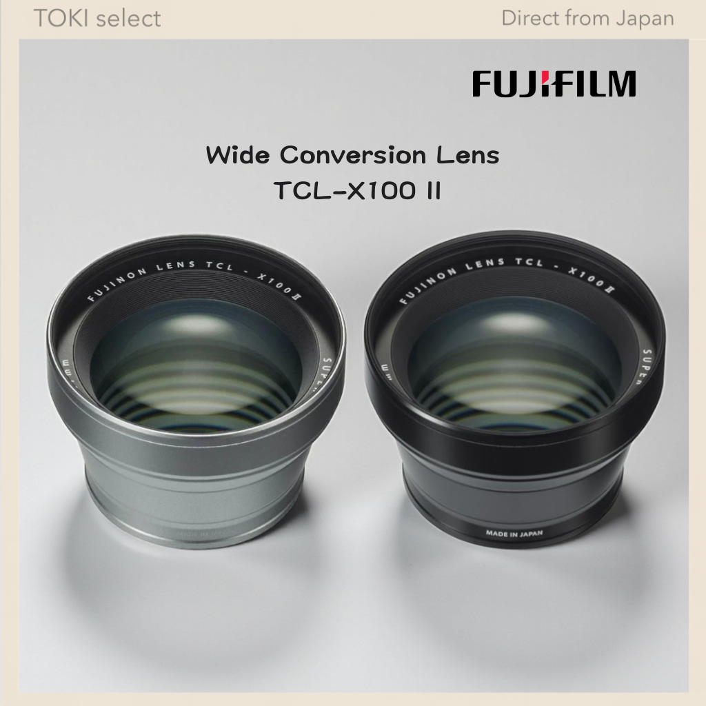 Fujifilm TCL-X100II Tele Conversion Lens Silver / Black for X100F X100T X100S X100