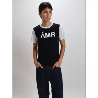 AMR DE SAISON ( AIMER ) - AMR Slim Fit T-shirt เสื้อยืดโลโก้