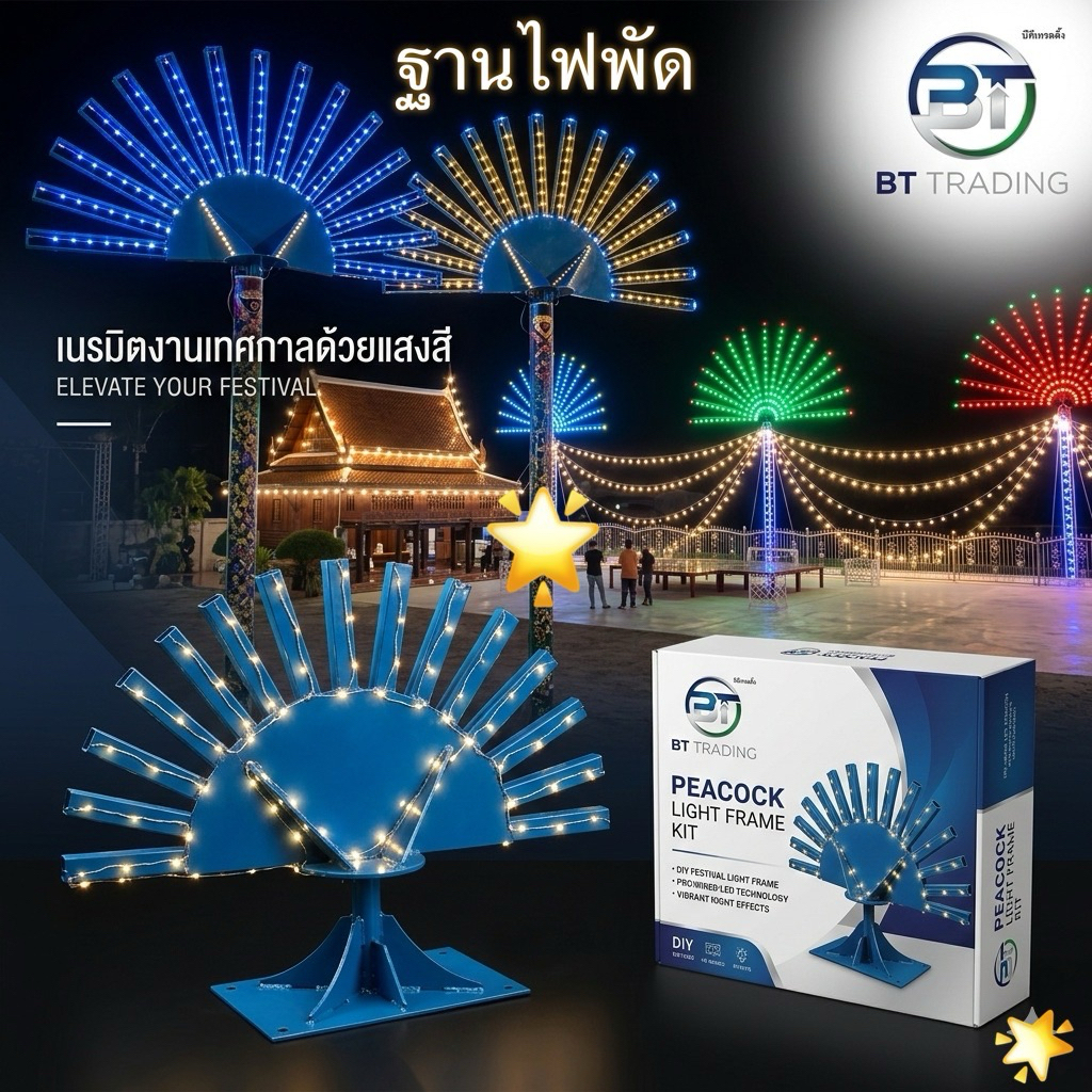 แป้นไฟพัด 13ก้าน15ก้านไฟประดับไฟพัดงานวัดวัสดุเหล็กเกรดAสินค้าได้มาตรฐานจากผู้ผลิต(สินค้าได้ก่อนกำหนด1-3วันครับ)