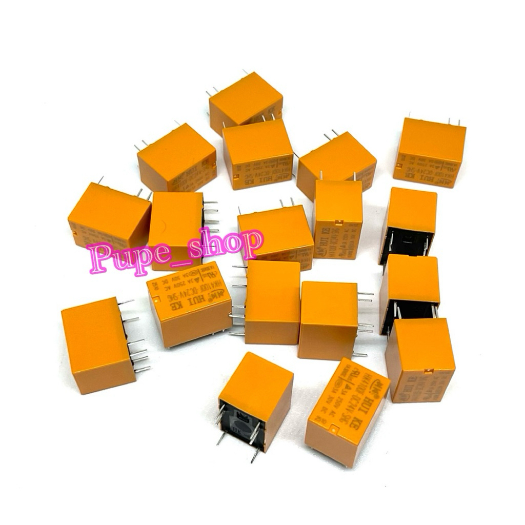 รีเลย์ HKE 6ขา HRS1H-S 3V  5V  6V  9V  12V  24V หน้าคอนแทค 1A
