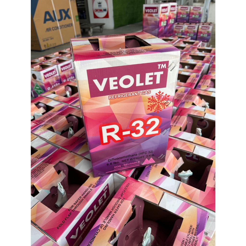 น้ำยาแอร์ R32 ยี่ห้อ VEOLET ขนาด 3 KG.