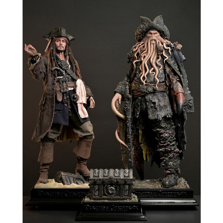 พรีออเดอร์ JND Studios 1/3 Pirates of the Caribbean Jack Sparrow & Davy Jones Two-Figure Set HMS-027