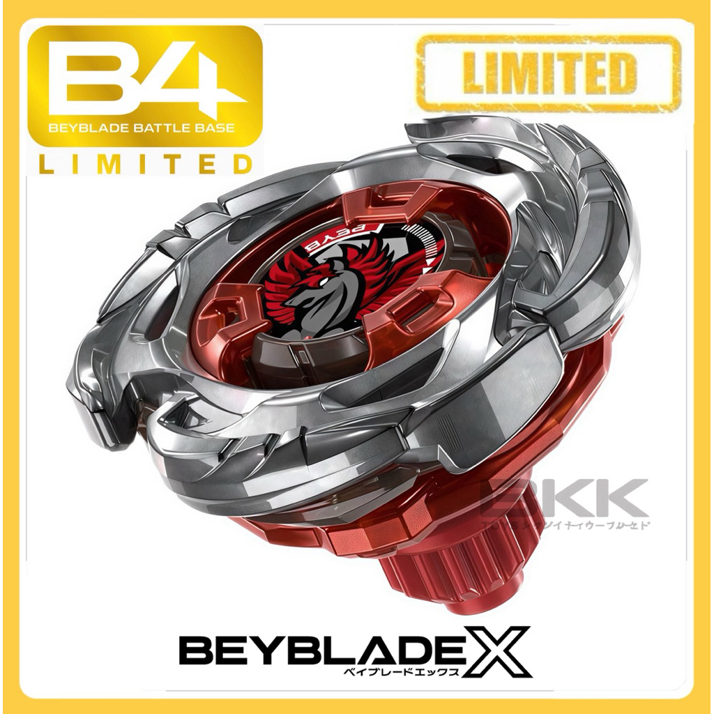 [ ของแท้ พร้อมส่ง ] TAKARATOMY BEYBLADE X UX-00 BOOSTER AERO PEGASUS 3-70 A RED VER