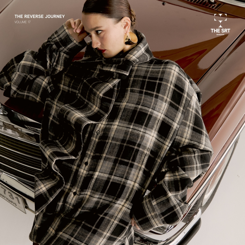 The SRT X17 (TSC339) X17 Plaid Scarf (เฉพาะผ้าพันคอ)
