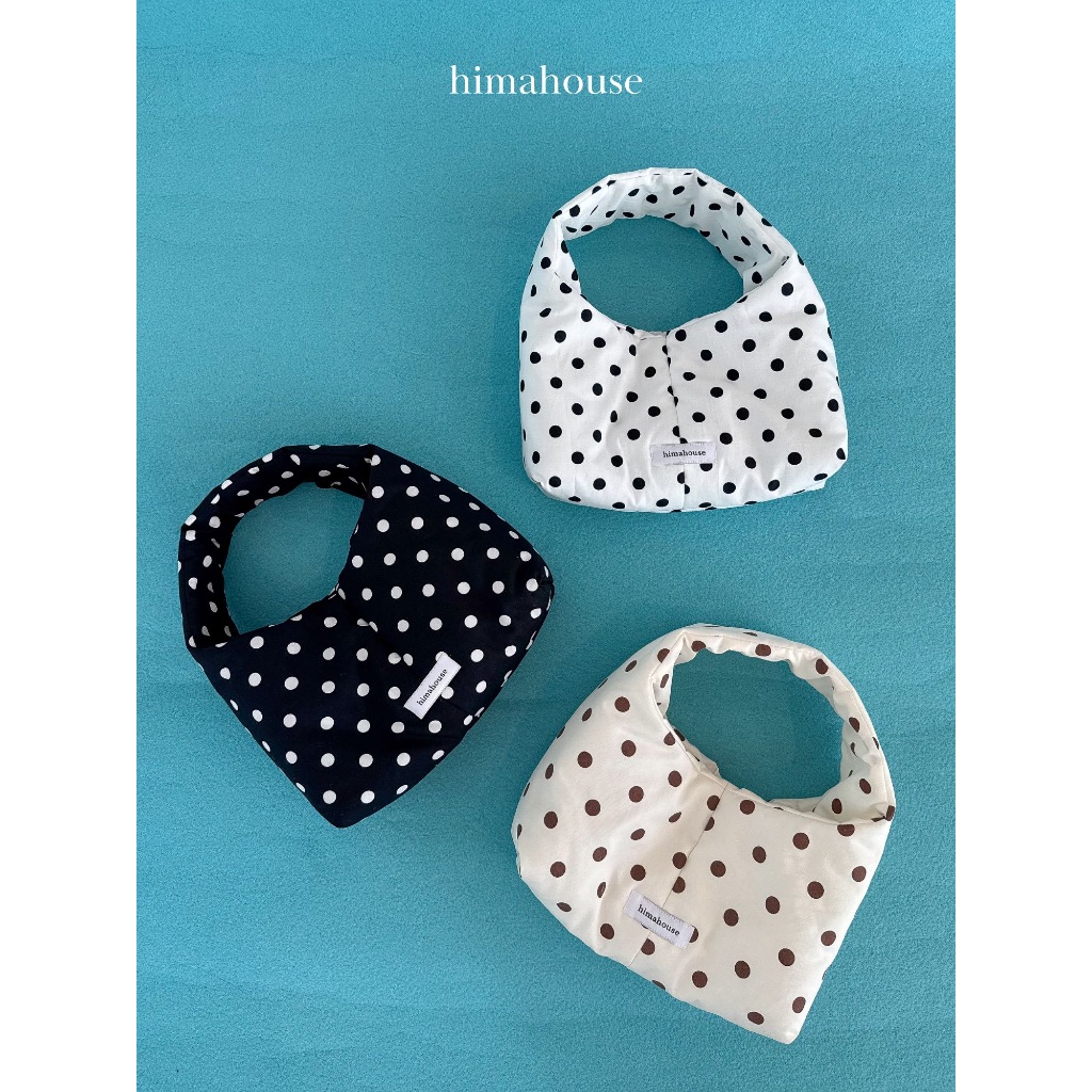 himahouse - Polka Dot Mini Butter Bag (Cotton)