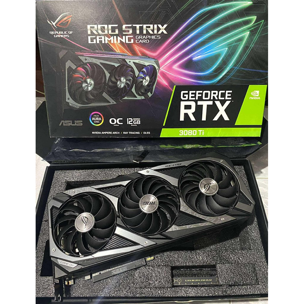มือ2 3080ti Rog Strix สภาพสวย ใช้งานปกติ