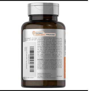 [ HORBAACH ]❇️ ( แพ็คเกจใหม่ - ฝาสีขาว ) K2MK7 ( 100 MCG ) + D3 ( 5000 IU )( 180 SOFTGELS )