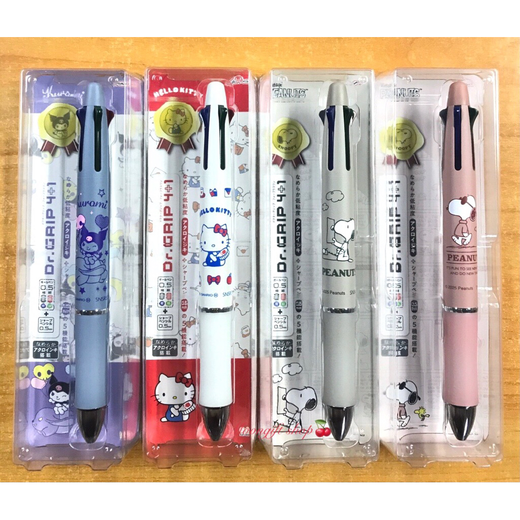 ปากกา Dr.Grip 4+1 Sanrio Wood ,ด้ามปกติ 2026