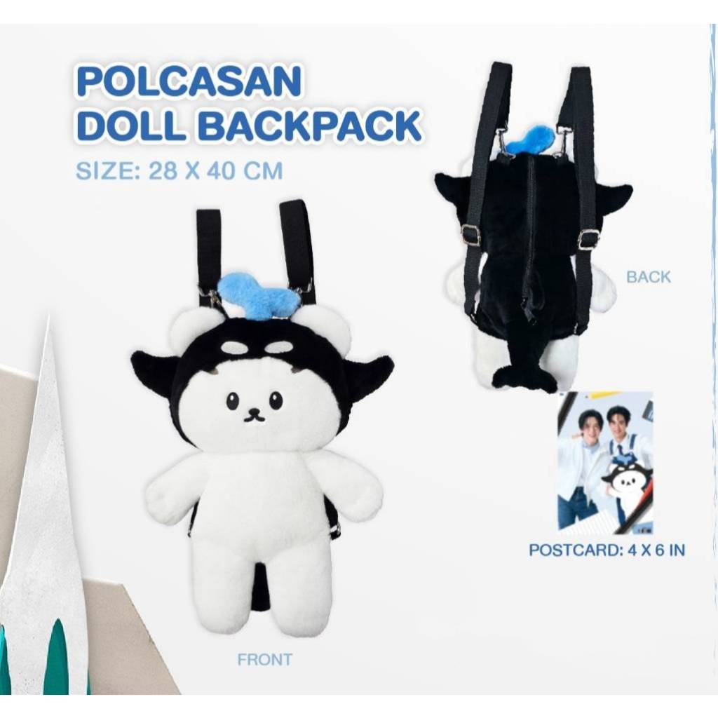<พร้อมส่ง> กระเป๋าสะพายหลังตุ๊กตา POLCASAN DOLL BACKPACK #โพก้าซัง #เตนิว #TayNew #GMM