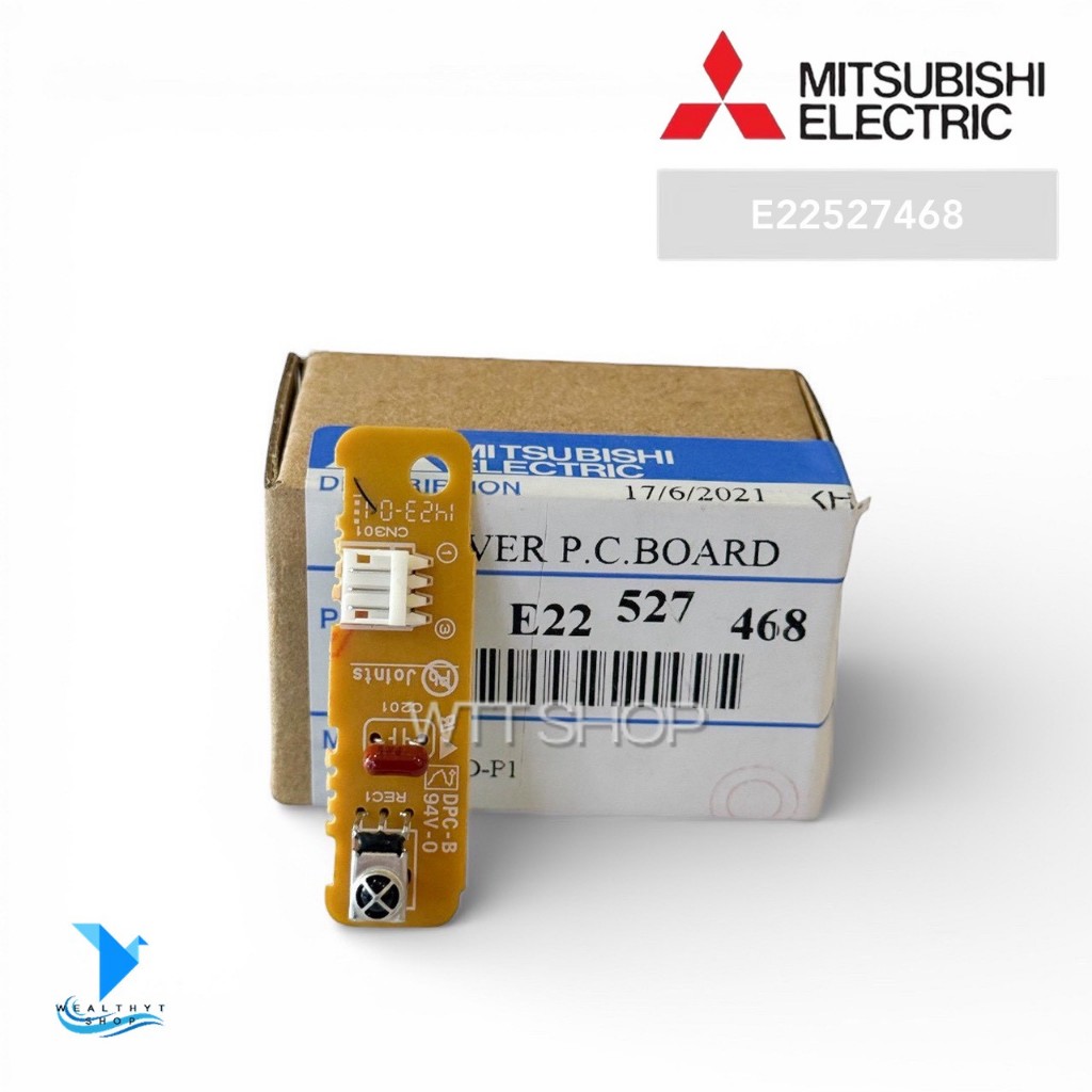 E22527468 แผงรับสัญญาณรีโมทแอร์ Mitsubishi Electric ตัวรับสัญญาณแอร์มิตซูบิชิ รุ่น MS-SA18VD, MS-S18