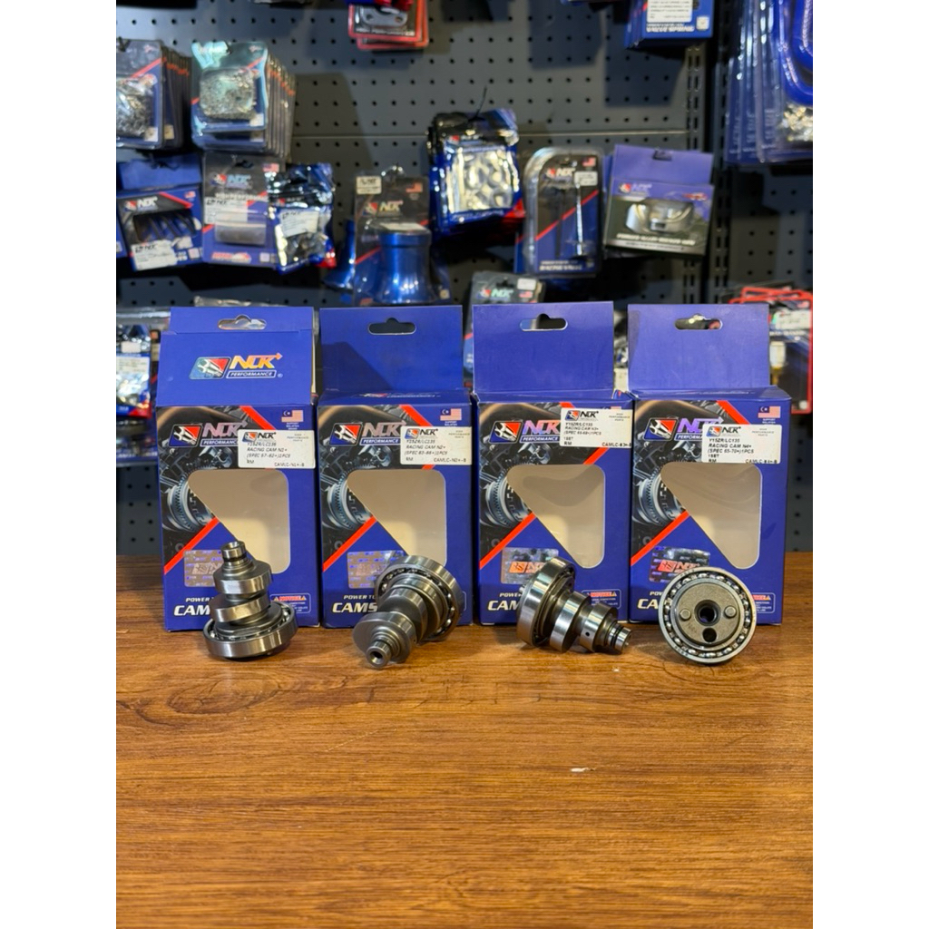 แคมแต่ง NLK สำหรับ Yamaha Class135-150 SPARK135,R15,Exciter150,MSlaz,เบอร์1-4 ลูก57-76MM