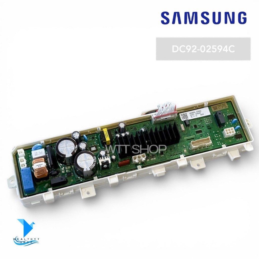 DC92-02594C แผงบอร์ดเครื่องซักผ้า SAMSUNG แผงบอร์ด + ดิสเพลย์เครื่องซักผ้าซัมซุง อะไหล่เครื่องซักผ้า