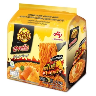 [1แพ็ค5ซอง] Yumyum ยำยำ สูตรเด็ด บะหมี่กึ่งสำเร็จรูป แบบแห้ง มีหลายรสชาติให้เลือก