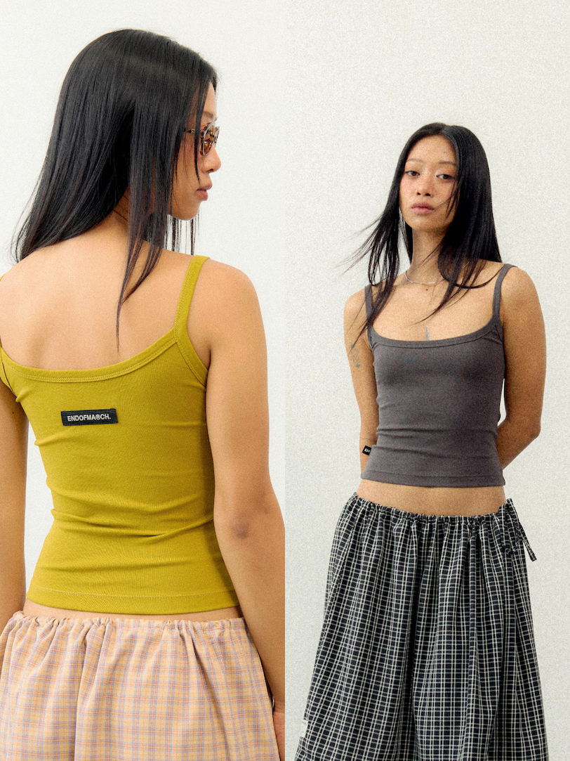 ENDOFMARCH | MONTE TANK เสื้อสายเดี่ยว ผ้ายืด