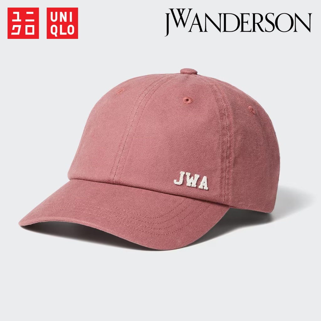 หมวกแก๊ป Uniqlo JW Anderson - UV Protection 12 Pink