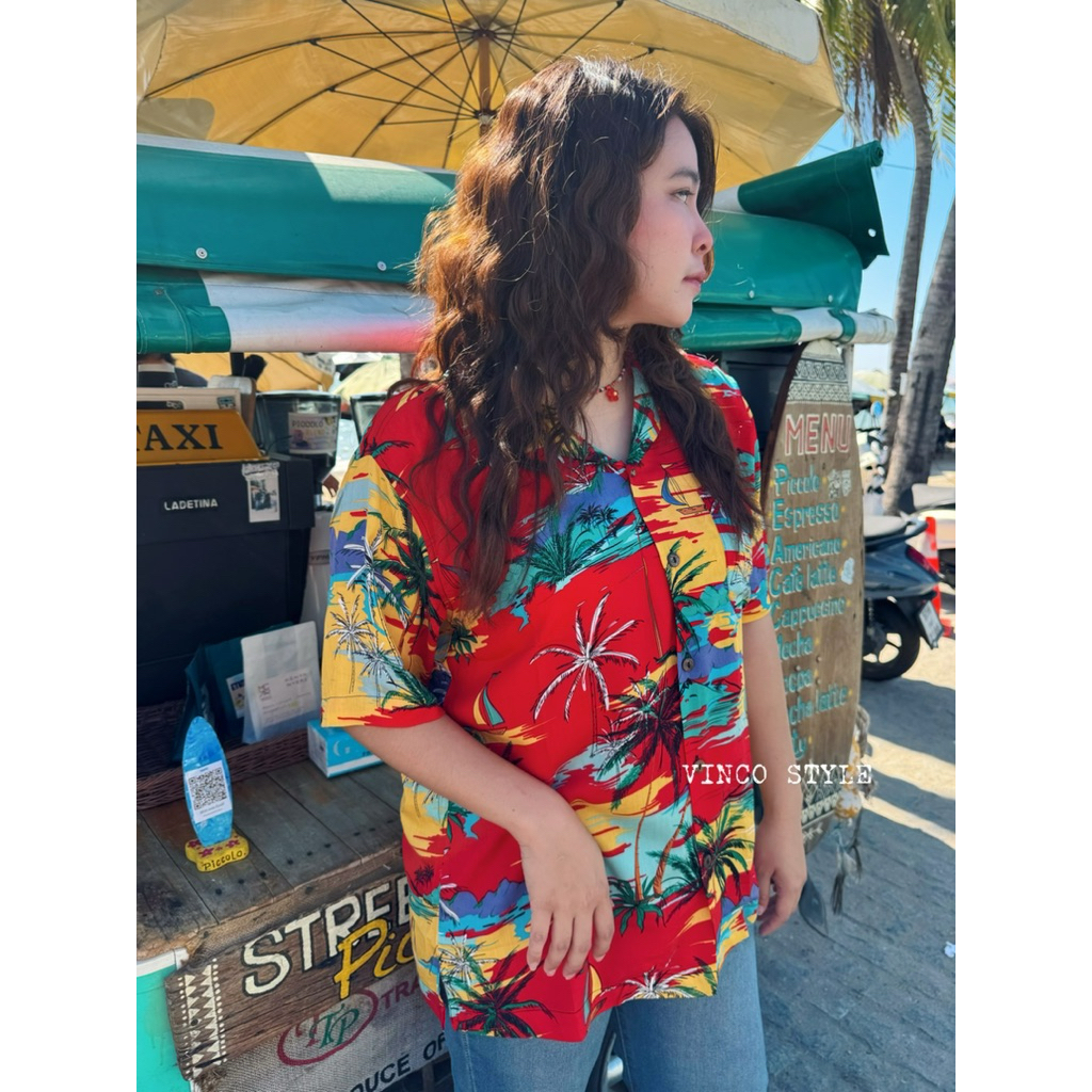 เสื้อฮาวาย VINCOHAWAII SUNSET☀️V05