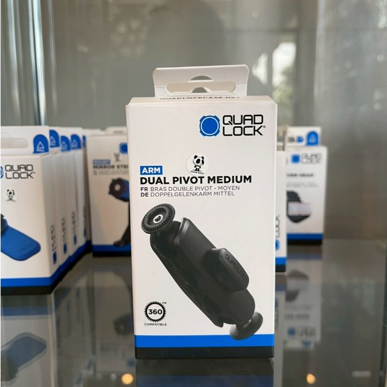 QUAD LOCK 360 Arm - Dual Pivot Medium Compatible with All Quad Lock 360 Compatible Products