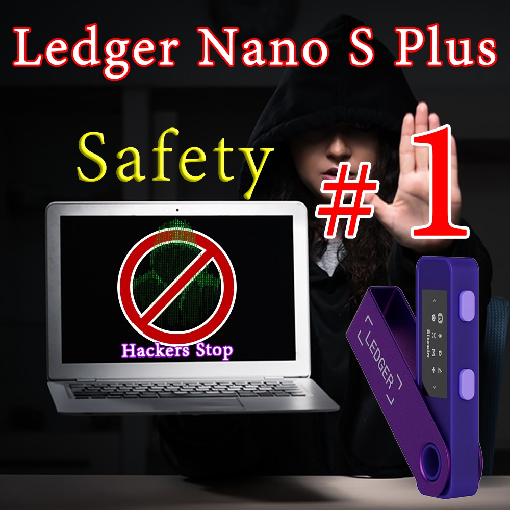 Ledger Nano S Plus Hardware Wallet Crypto Cold Wallet BTC ETH USDT NFT Cold Storage Offline Private 