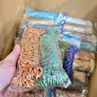 [ขายยกโหล12แพ็ค] เชือก ยาว 10เมตร หนา 4.5มม.เชือกมัดของ 1แพ็…