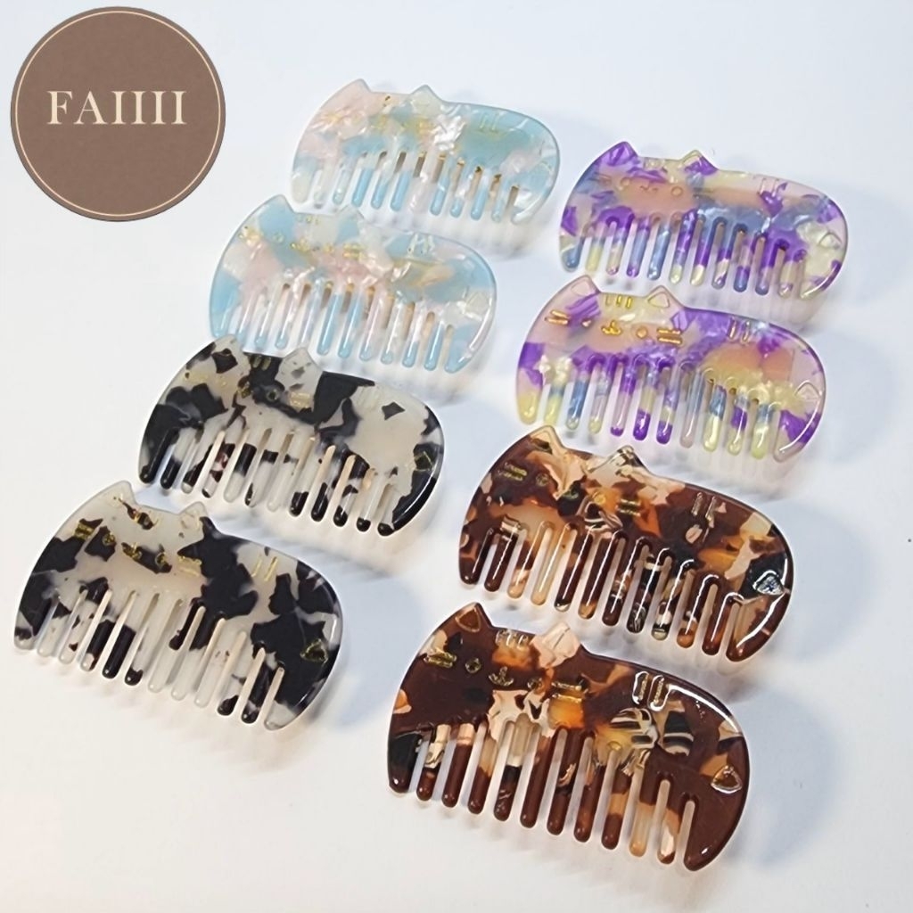 พร้อมส่ง กิ๊บรูปหวี กิ๊ฟติดผมรูปแมวเหมียว