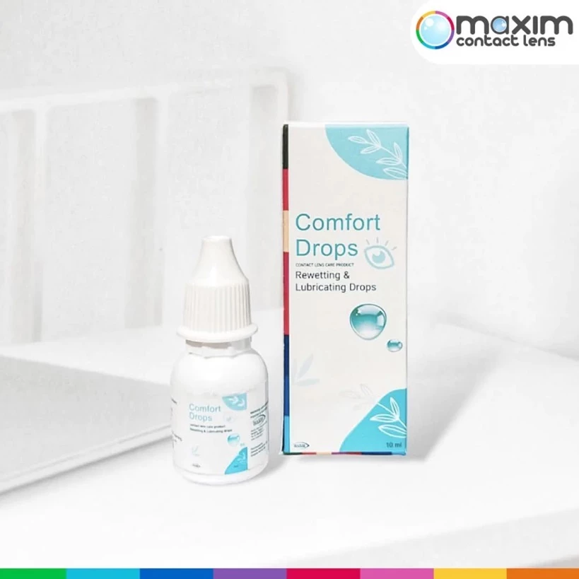 น้ำตาเทียม COMFORT DROP ขนาด 10ml ล็อตใหม่ สูตรอ่อนโยน ให้ความชุ่มชื้นต่อดวงตา